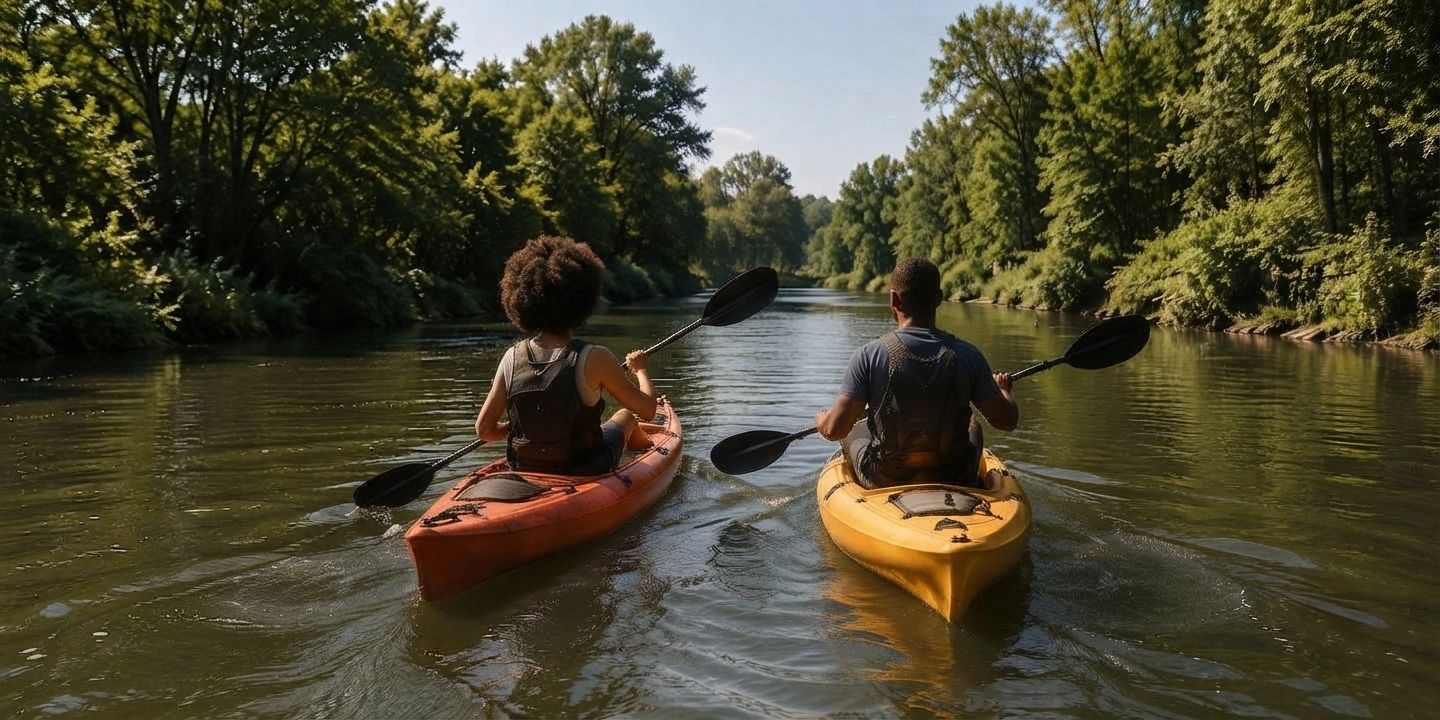 Outdoor kayaking adventure
